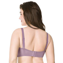 Load image into Gallery viewer, HSIA Minimizer Unlined Bra for Woman Underwire Lace Full Coverage Bra Grey Purple