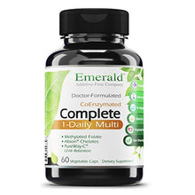Load image into Gallery viewer, Complete 1-Daily Multi - Multivitamin Full of Coenzymes, Antioxidants, Folic Acid, & Vitamins - Supports Healthy Heart, Strong Bones, & Immune System - Emerald Labs - 60 Vegetable Capsules