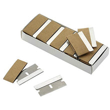 Load image into Gallery viewer, Bates- Single Edge Razor Blade, 50 pc, Razor Blades Scraper, Razor Blades Single Edge, Scraper Blades, Flat Razor Blade, One Edge Razor Blade, Single Sided Razor Blade, Single Edge Blades, Razor blade