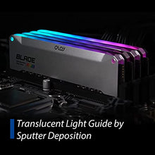 Load image into Gallery viewer, OLOy DDR4 RAM 16GB (2x8GB) Blade Aura Sync RGB 3200 MHz CL16 1.35V 288-Pin Desktop Gaming UDIMM (MD4U0832162BRWDE)