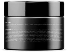 Load image into Gallery viewer, Collagen & Caffeine Eye Cream for Men with Hyaluronic Acid - Made in USA - Men's Anti-Aging Eye Cream for Dark Circles Eye Bags & Puffiness - Day & Night Anti Wrinkle Firming Under Eye Cream 1.7oz