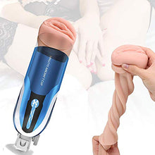 Load image into Gallery viewer, Male Masturbators Cup Vibration,Male Sex Toys Crystal Masturbator Stroker Transparent Sex Sleeve Pocket Pussy Adult Sex Toys for Male Masturbation