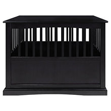 Load image into Gallery viewer, Casual Home Wooden Pet Crate, Black, 27" H