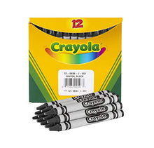 Load image into Gallery viewer, Crayola Regular Crayon Single Color Refill Pack - Black-12 count