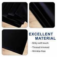 Load image into Gallery viewer, YIUMULA Sliding Glass Door Blinds, Extra Wide Blackout Room Divider Curtain Panels, Thermal Insulated Noise Reducing Curtains for Patio Doors (1 Panel, Black, 100 Inch W X 96 Inch L)
