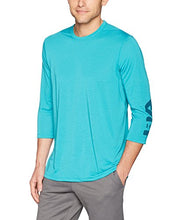Load image into Gallery viewer, Under Armour Men's Threadborne Utility T-Shirt Graphic, Swallowtail (381)/Tourmaline Teal, X-Large