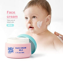 Load image into Gallery viewer, HAPPY BUM Baby Bath Set, Baby Wash Gift Set Included Body Wash and Shampoo, Body Lotion, Baby Face Cream, Baby Diaper Cream and Cotton Rope Basket