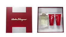 Load image into Gallery viewer, Salvatore Ferragamo for Men - 3 Pc Gift Set 3.4oz EDT Spray, 2.5oz After Shave Balm, 2.5oz Shampoo And Shower Gel.