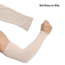 Load image into Gallery viewer, UV Protection Cooling Arm Sleeves Sun Sleeves Arm Cover for Women &Girls&Adult&Youth&Men Cycling, Running,Golf,Outdoor Tattoos Arm Warmer -Black,White,Beige
