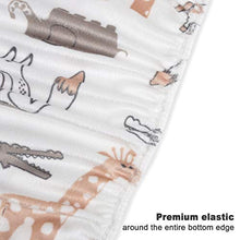 Load image into Gallery viewer, BORITAR Unisex Dot Changing Pad Covers, Ultra Soft Minky Fabric Changing Table Sheets with Stretchy, Brown Animal Design