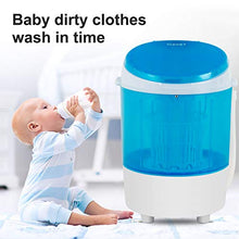 Load image into Gallery viewer, KUPPET 2020 Latest Mini Portable Washing Machine for Compact Laundry, 11lbs Capacity, Small Semi-Automatic Compact Washer with Timer Control Single Translucent Tub
