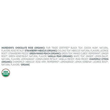 Load image into Gallery viewer, Tea Forte Jardin Organic Fruit, Herb and Flower Teas, Petite Presentation Box Tea Sampler Gift Set with 10 Handcrafted Pyramid Tea Bag Infusers