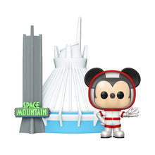 Load image into Gallery viewer, Funko Pop! Town: Walt Disney World 50th - Space Mountain and Mickey Mouse, Amazon Exclusive