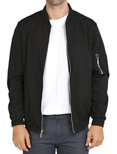 Load image into Gallery viewer, WULFUL Mens Casual Lightweight Jacket Softshell Flight Bomber Jacket Varsity Windbreaker
