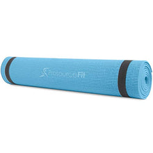 Load image into Gallery viewer, ProsourceFit Original Yoga Mat 1/4" - Aqua