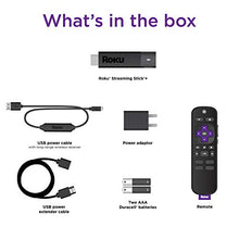 Load image into Gallery viewer, Roku Streaming Stick+ | HD/4K/HDR Streaming Device with Long-range Wireless and Voice Remote with TV Controls