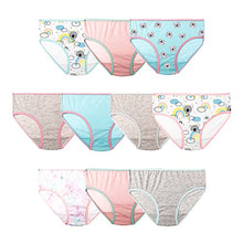 Load image into Gallery viewer, KENSIE GIRL Girls Underwear Set Variety 10 Pack Kids Panties Hipster Briefs