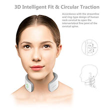 Load image into Gallery viewer, QUINEAR Neck Massager with Heat, Intelligent Wireless Electric Pulse Neck Massage Device Helpful for Pain Relief & Deep Relaxation - 5 Massage Modes, 16 Intensities & 2 Heating Function