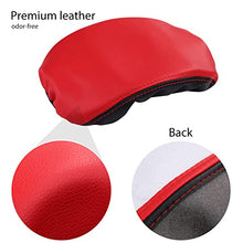 Load image into Gallery viewer, CKE for 11th Gen Civic Leather Auto Armrest Cover Protector Center Console Box Seat Cover for Honda Civic 2022 Accessories Sedan Hatchback - Red and Black (Red line)