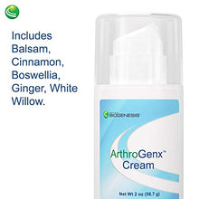 Load image into Gallery viewer, Nutra BioGenesis - ArthroGenx Cream - Turmeric, Ginger and MSM to Help Soothe Skin and Massage Muscles and Joints - 2 Ounce