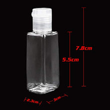 Load image into Gallery viewer, BIGNC 30 Pack Portable Travel Bottle, Empty Clear Travel Refillable Flip-Top Bottles for Travel Outdoor Camping Business, 1Ounce
