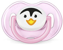 Load image into Gallery viewer, Philips AVENT Soother Animal 2 Piece, Pink/Purple, 0-6 Months