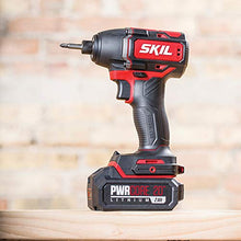 Load image into Gallery viewer, Skil 2-Tool Drill Combo Kit: PWRCore 20 Brushless 20V Cordless Drill Driver and 1/4 Inch Hex Impact Driver, Includes 2.0Ah Lithium Battery and PWRJump Charger - CB743701
