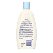 Load image into Gallery viewer, Aveeno Baby Gentle Wash & Shampoo with Natural Oat Extract, Tear-Free & Paraben-Free Formula For Hair & Body, Lightly Scented, 18 fl. oz