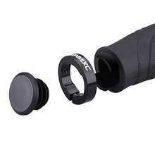 Load image into Gallery viewer, BONMIXC Non-Slip Shock Absorption Ergonomic Bike Grips Mountain Bike Handlebar Grips Bicycle Grips Lock On Aluminum Alloy Rings