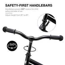Load image into Gallery viewer, CO-Z Kids Balance Bike for 2-5 Year Olds with 12" Rubber Air Tires, Easy Step Through Frame Bike for Boys and Girls, No Pedal Toddler Scooter Bike, Ride On Toy for Children, Lightweight Kids Bicycle
