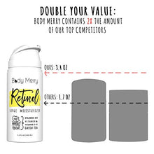 Load image into Gallery viewer, Body Merry Retinol Face Moisturizer & Eye Cream for Face, Neck and Eyes | Anti Aging, Facial Moisturizer, Wrinkle Cream and Acne Spot Treatment with Retinol & Hyaluronic Acid (3.4 oz)