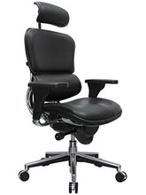 Load image into Gallery viewer, Eurotech Seating Ergohuman High Back Leather Swivel Chair, Black