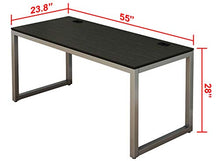 Load image into Gallery viewer, SHW Home Office 55-Inch Large Computer Desk, Espresso