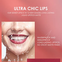 Load image into Gallery viewer, URQT 12pcs Lip Liner and Lipstick Makeup Set, 6 Velvety Matte Liquid Lipsticks + 6 Matching Smooth Lip Liner One Step Lips Makeup Kits Waterproof Long Lasting Matte Lipstick Gift Set