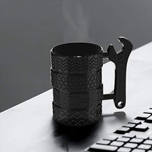 Load image into Gallery viewer, MISHOWNET Tire Coffee Tea Mug Gift for Car Lovers Mechanics Car Enthusiasts Christmas Gifts for Man Birthday Gift