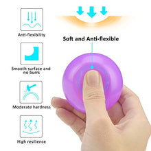 Load image into Gallery viewer, Lightaling 100pcs White & Purple Ocean Balls & Pit Balls Soft Plastic Phthalate & BPA Free Crush Proof - Reusable and Durable Storage Mesh Bag with Zipper