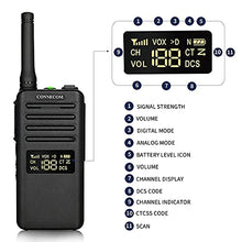 Load image into Gallery viewer, CONNECOM Two Way Radio - Digital & Analog Walkie Talkies for Adults, Rugged 2 Way Radio Rechargeable Business Walky Talky Suitable for Shop, Hotel, Warehouse, Restaurant, CEducation GD700 4 Pack