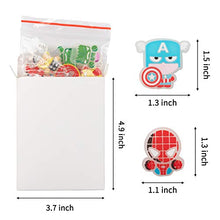 Load image into Gallery viewer, CY2SIDE 20PCS Superhero Glowing Shoe Charm for Kids, Glow in the Dark Cartoon Decoration Charm for Shoes, Hero Clog Decor for Boys Slip on, Bracelet Wristband Charms for Toddlers, Treasure Toys Mini