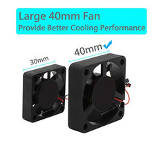 Load image into Gallery viewer, Raspberry Pi 4 Case, iUniker Raspberry Pi 4 Fan ABS Case with Cooling Fan, Raspberry Pi 4 Heatsink, Simple Removable Top Cover for Pi 4 Model B/ 4B