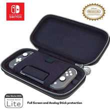 Load image into Gallery viewer, Game Traveler Nintendo Switch Zelda Case - Adjustable Viewing Stand & Game Case Storage , Protective PU Leather Hard Shell Case with Deluxe Carry Handle - Nintendo Switch , Switch OLED and Switch Lite