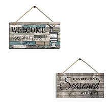 Load image into Gallery viewer, Rustic Wall Art Sign Kitchen Decor Sign