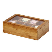 Load image into Gallery viewer, Oceanstar - TB1323 Oceanstar Bamboo Tea Box, 12 Inch, Natural