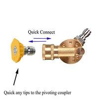 Load image into Gallery viewer, Tool Daily Pivoting Coupler for Pressure Washer Tips, Gutter Cleaner Attachment