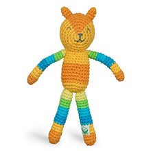 Load image into Gallery viewer, Green Sprouts Animal Friend Rattle Made from Organic Cotton, Orange Fox, 3 Months+