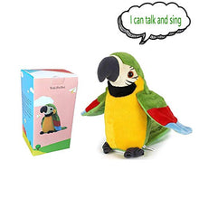 Load image into Gallery viewer, Upgrade Newest Talking Parrot - Repeats What You Say With Cute Voice - Electronic Pet Talking Plush Toy Parrot for Child Kids gift Party Toys