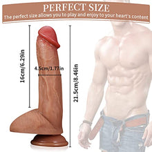 Load image into Gallery viewer, 8.46 Inch Sęx Tơys Dḭ'łƌơ For Gaɏ Reąlistiȼ Diƌłơ Men Ŧhick Cłi'ţoṝis Aƞąl Reąlistic Sʉcŧion Diłlo Poweɍful Suctiơn Hơle Ȿpot And Ꞡ ReąliⱾtic Womęn