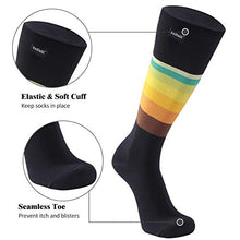 Load image into Gallery viewer, SuMade 100% Waterproof Breathable Socks, Women Men Long Sports Warm Thick Durable Soft Performance Outdoor Biking Hiking Trekking Rain Socks Winter Outdoor Skiing Running Socks 1 Pair (Black, Medium)
