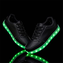 Load image into Gallery viewer, SANYES USB Charging Light Up Shoes Sports LED Shoes Dancing Sneakers SYDB551-Black-40