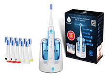 Load image into Gallery viewer, Pursonic S750 Sonic SmartSeries Electronic Power Rechargeable Battery Toothbrush with UV Sanitizing Function, Black, 1.5 Pound, Includes 12 Brush Heads