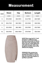 Load image into Gallery viewer, Bellivera Womens Faux Suede Leather Pencil Skirt, Fall Casual Midi Skirts for Women, Summer Hip Wrapped Back Split FF21 Beige XL